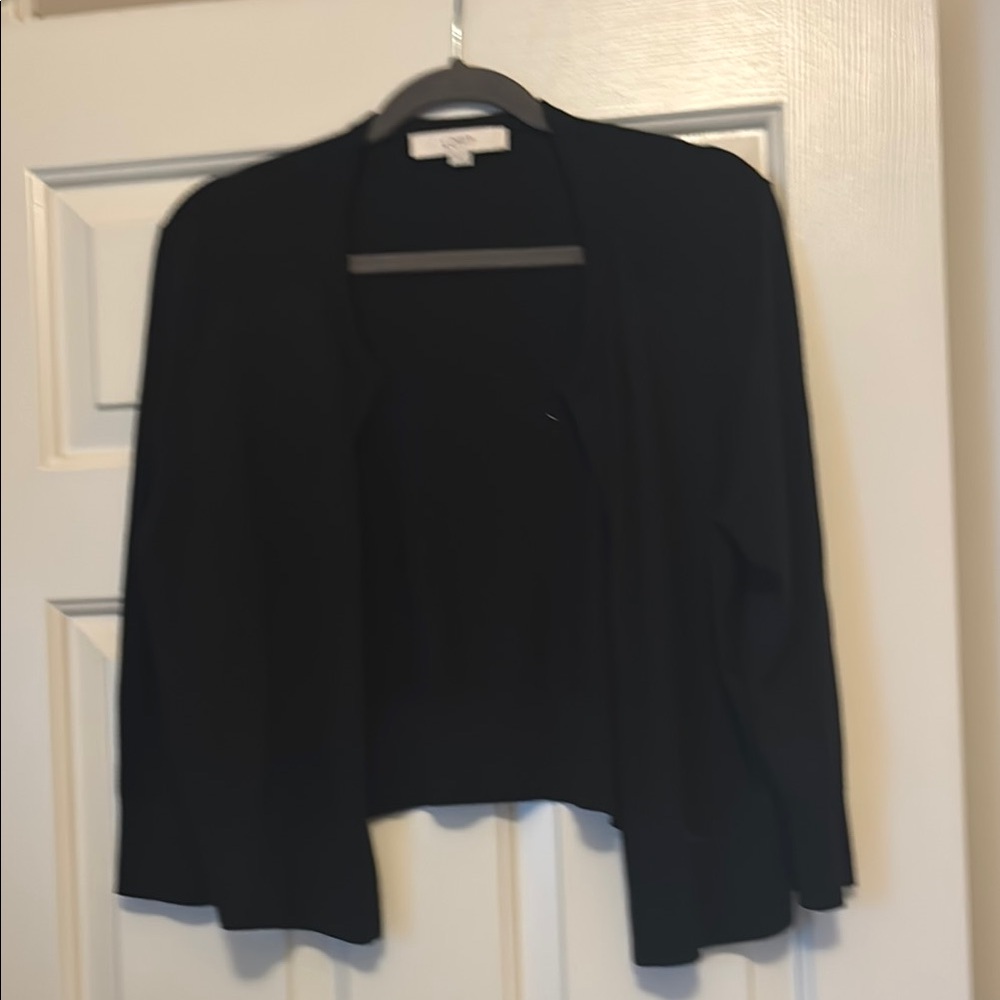 LOFT Black Cardigan Sweater